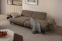 Atelier Del Sofa Bonjo Walnut - Earth Sofá de 3 plazas